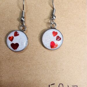 Heart Design Earrings